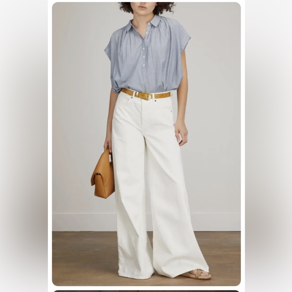 Nili Lotan Josette Jeans Ivory Sz 28 - NWOT
